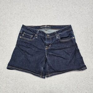 Big Star Remy Low RIse Fit Jean Shorts Women's Size 28 Dark Wash Denim Stretch